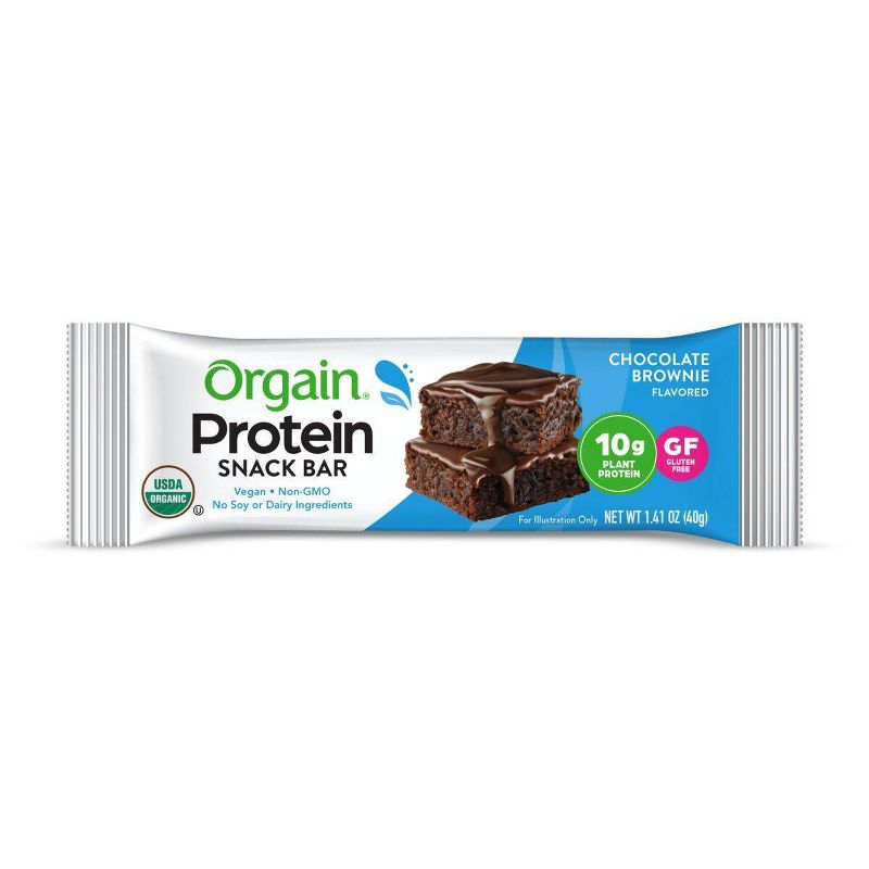 Orgain Organic Protein Snack Bar - Chocolate Brownie - 12pk