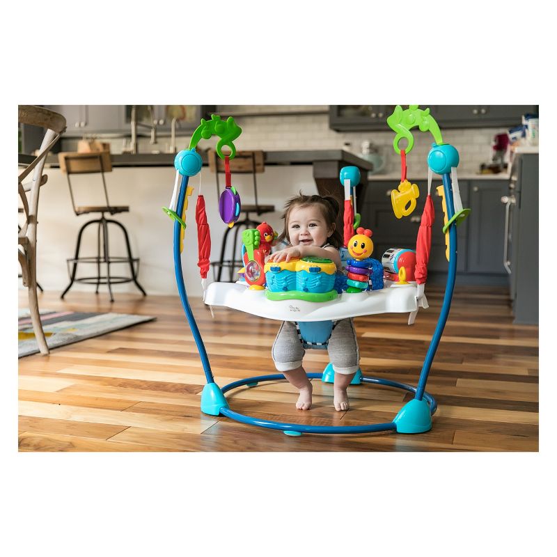 Evenflo Exersaucer Tiny Tropics 2-in-1 Baby Seat + Doorway Jumper