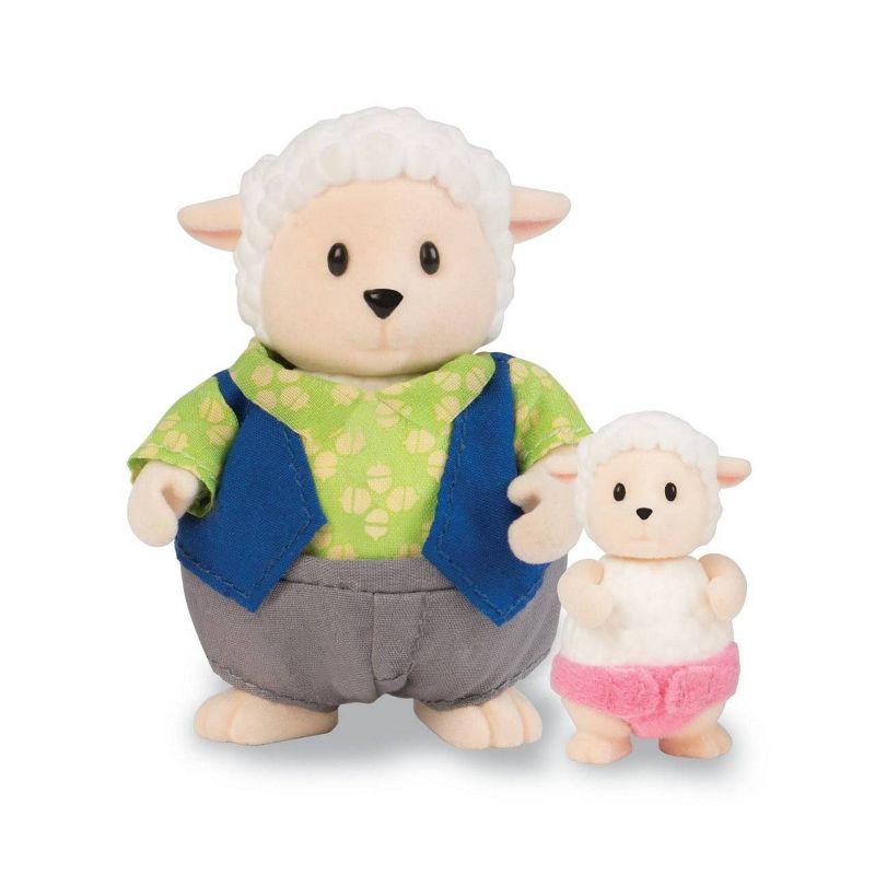 Li'l Woodzeez Miniature Animal Figurine Set - Snipadoodles Sheep Family