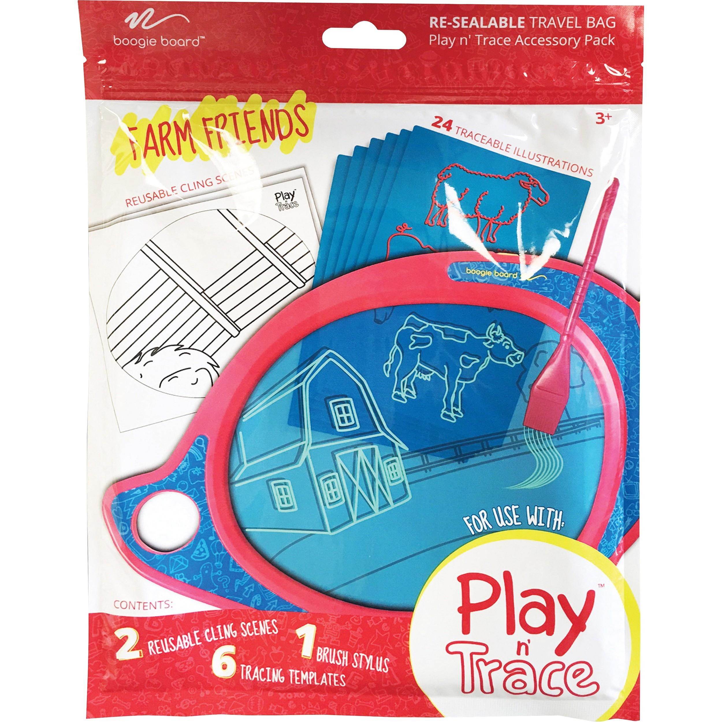 Boogie Board ACPL10001 Play n' Trace Activity Pack - Farm Friends