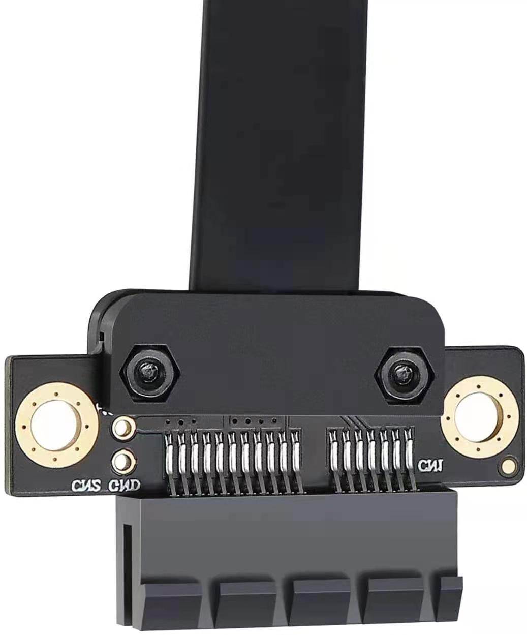 5CM PCI Express 36PIN 1X Extension Cable- 180 Degree  for BTC Miner Bitcoin Mining