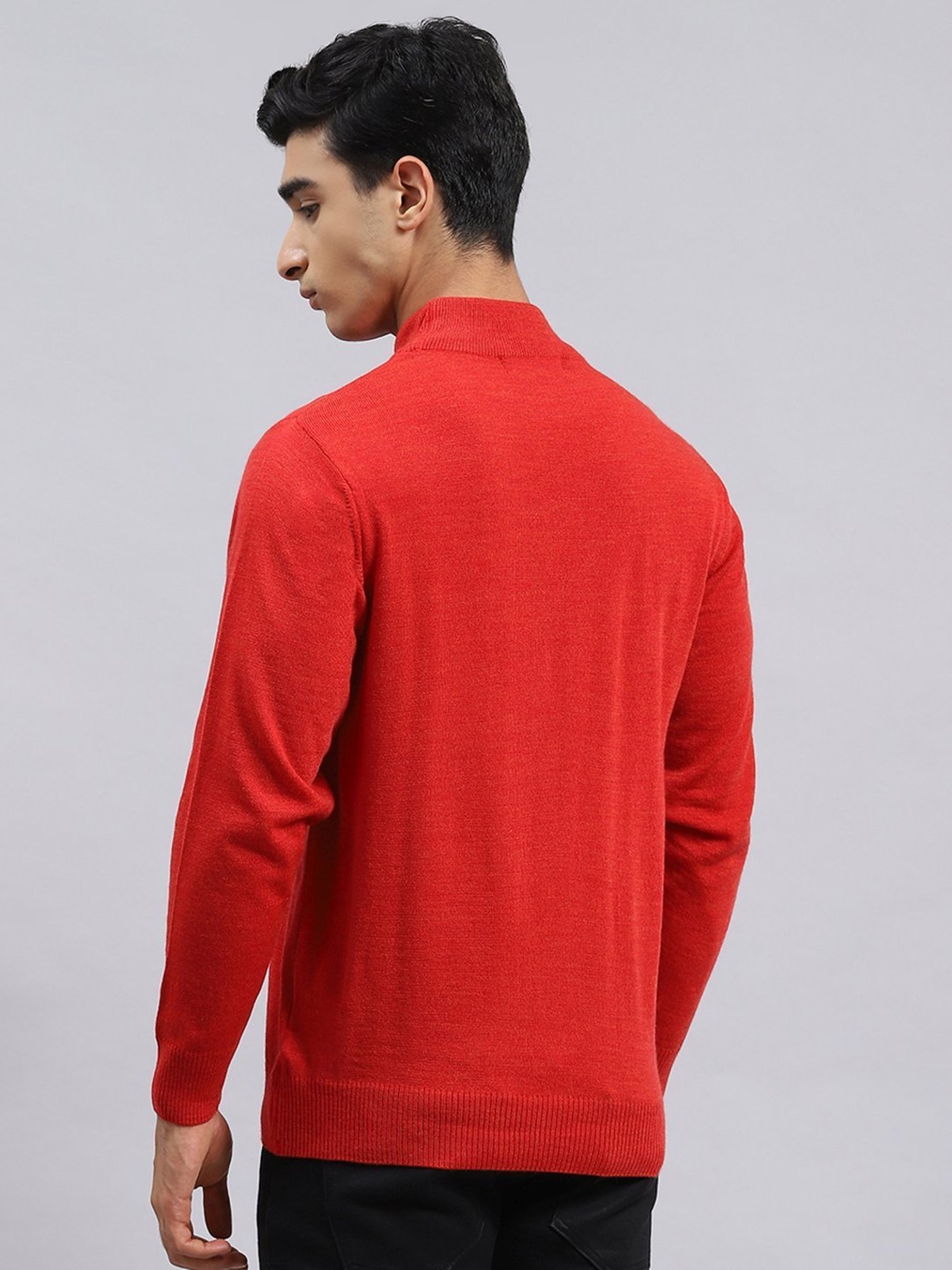 Monte Carlo Red Regular Fit Sweater