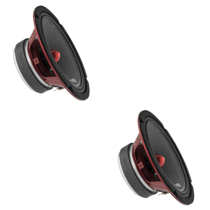 Pyle 8 Inch 2 Way In Wall Ceiling Home Speakers System Audio Stereo, 6 Speakers