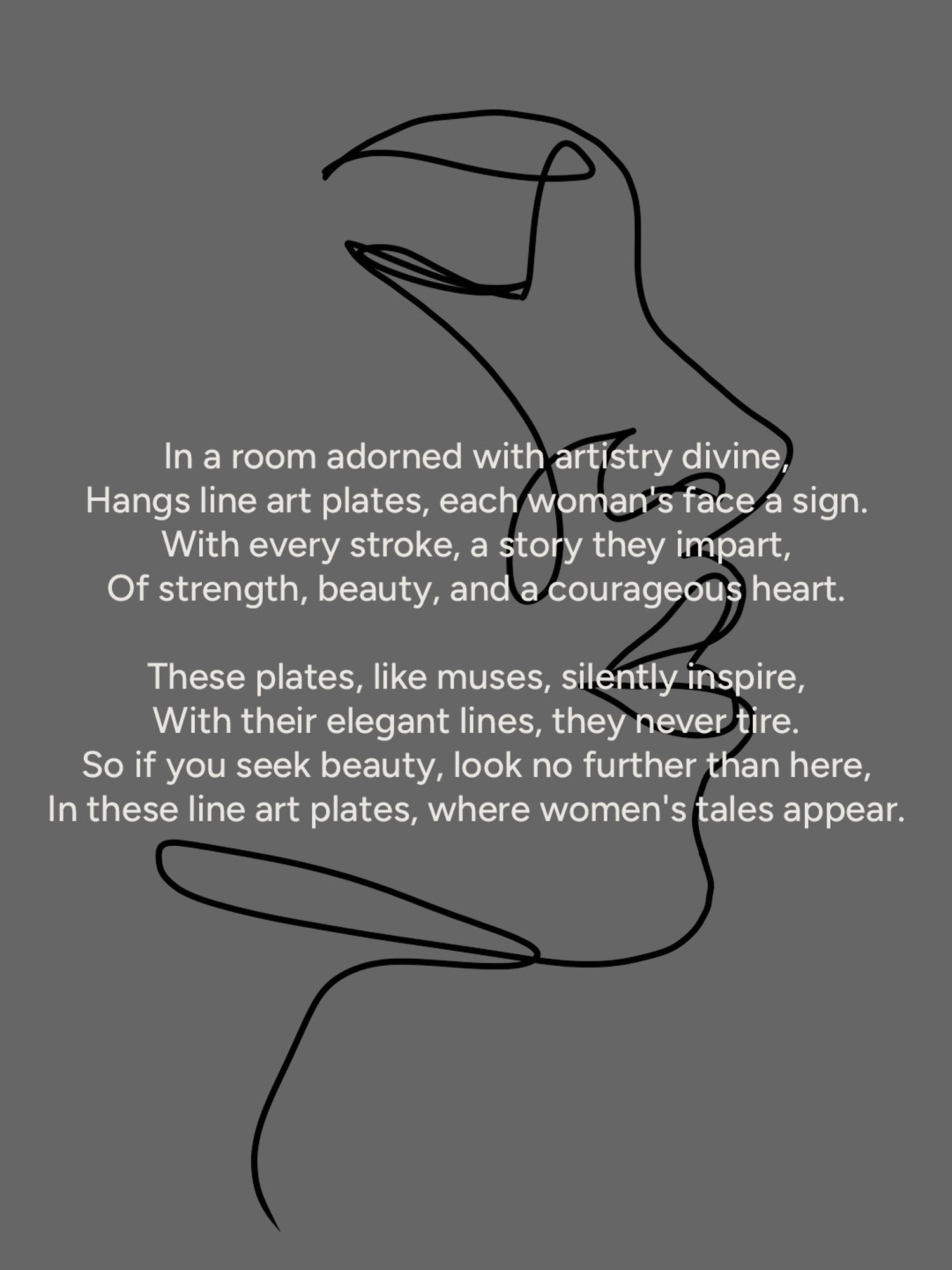 Nestroots Intertwined Elegance Black & White Porcelain&iquest;Decorative Wall Plate