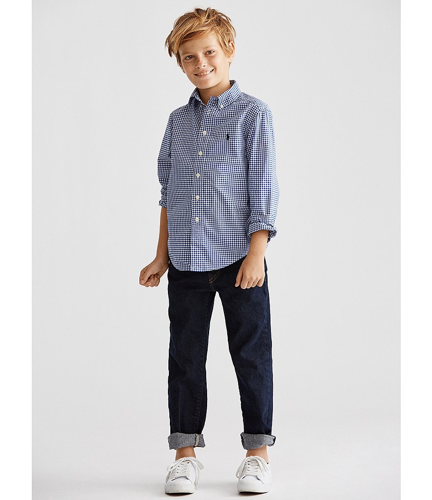 Hollywood Little Boys 4-7 Pull-On Slim Fit Denim Pant
