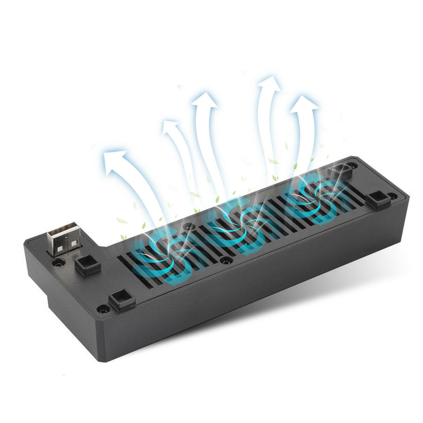 5V 1A Cooler Fan USB External 3-Fan Cooling Fan for Xbox One X Gaming Console