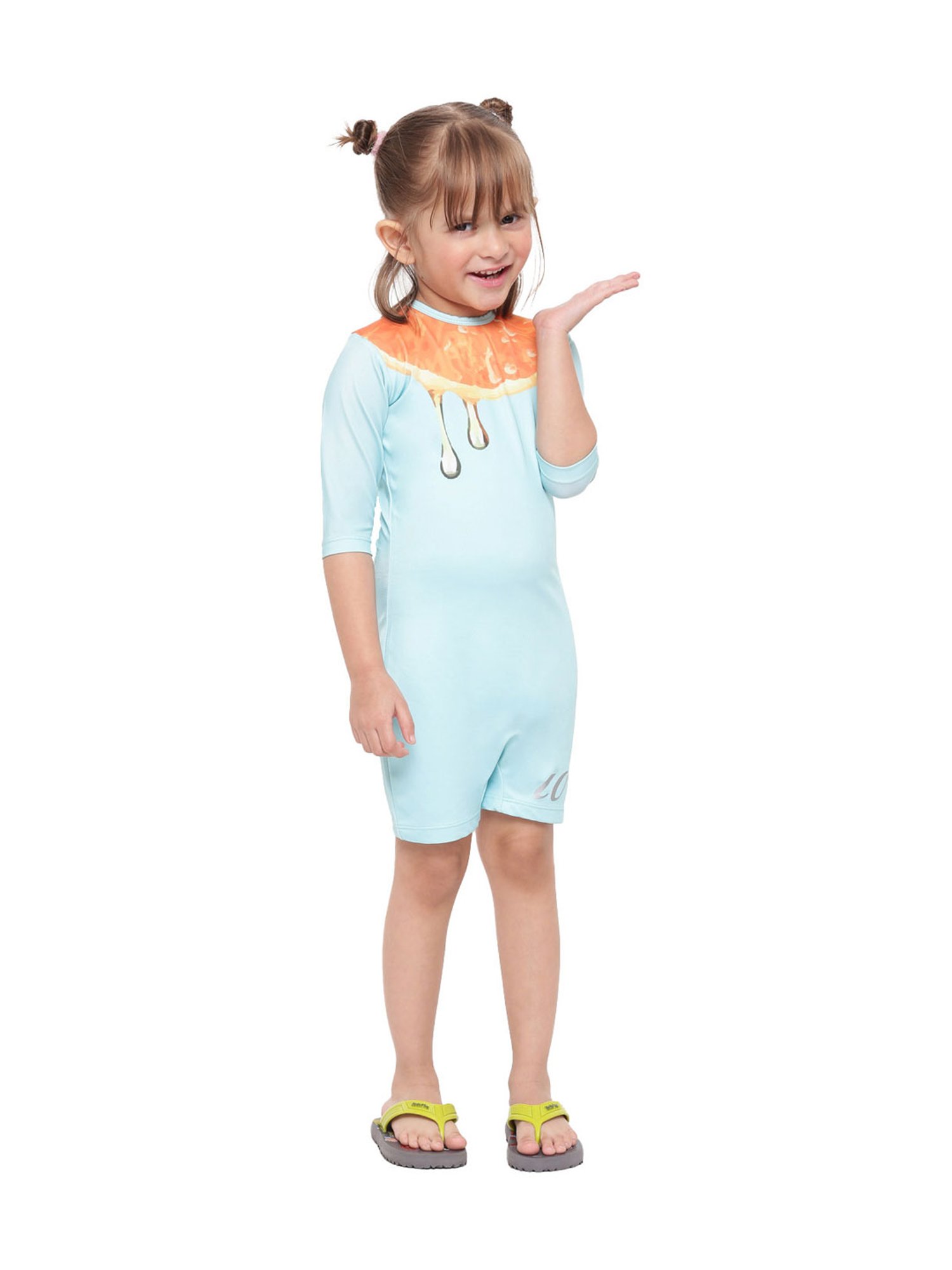 IO Kids Blue Printed Wetsuit