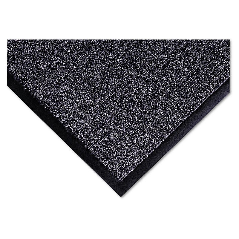3'x5' Rectangle Solid Floor Mat Gray - Crown