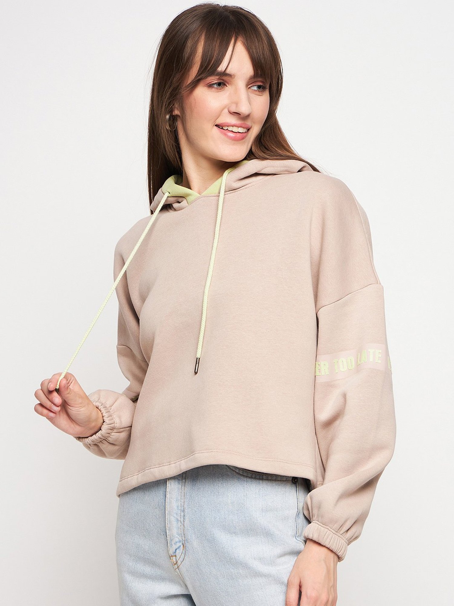 KENDALL + KYLIE Multicolored Printed Hoodie