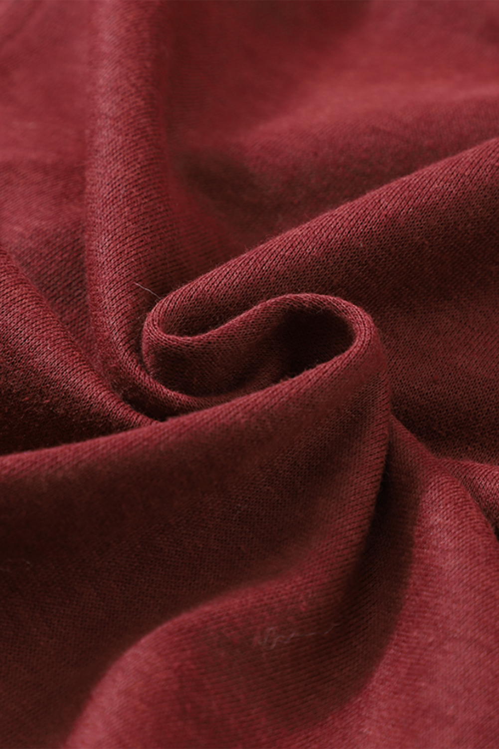 Red Mineral Wash Twist Backless Oversized Sweatshirt