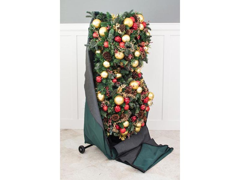 Tree Keeper Christmas Garland & Wreath Protective Deluxe Rolling Storage Bag - Holds 4 Large Garlands & 2 Wreaths