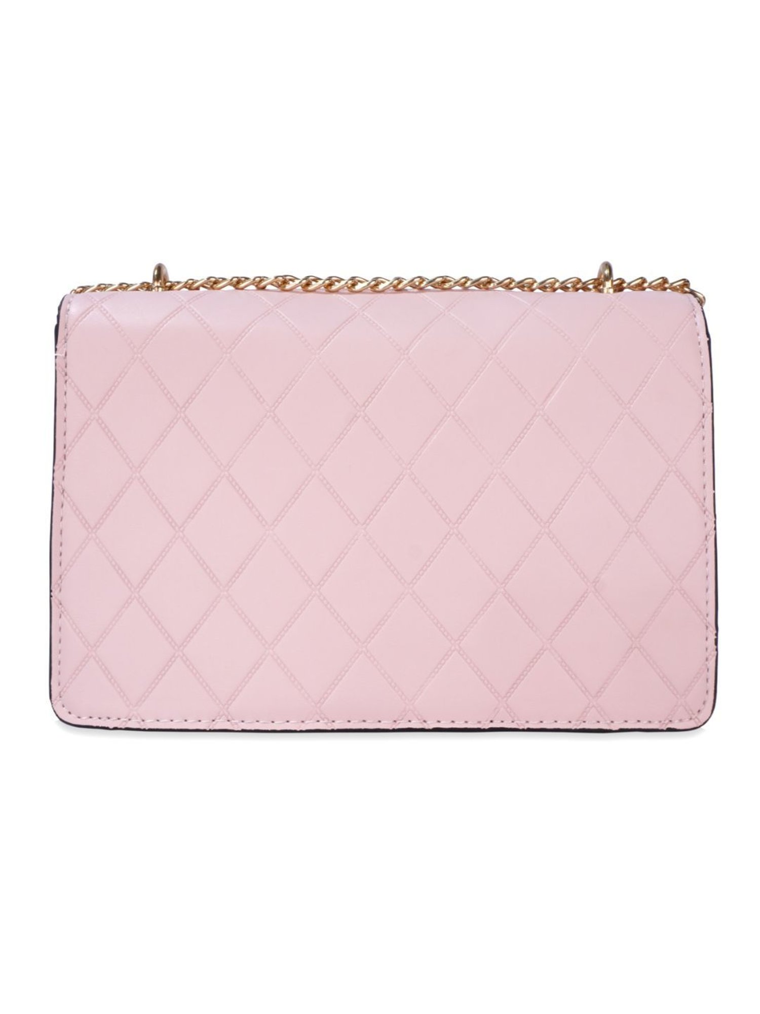 Luvoksi Pink Quilted Medium Sling Bag