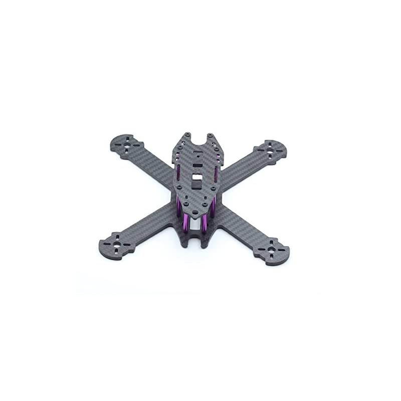 210mm 4mm Thickness X Style Carbon Fiber Quadcopter Frame Kit Mini Quad FPV Quad Quadcopter Like QAVX 210 QAVX 250 Suit for 1806 2204 brushless Motor 5 Props HS117 RunCam Swift