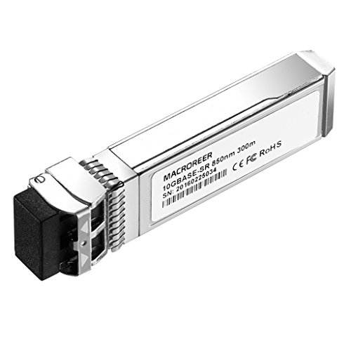 Macroreer Juniper EX-SFP-10GE-SR Compatible SFP+ 10GBase-SR 10Gigabit Ethernet Optics Fiber Optic Connectors Network Transceivers