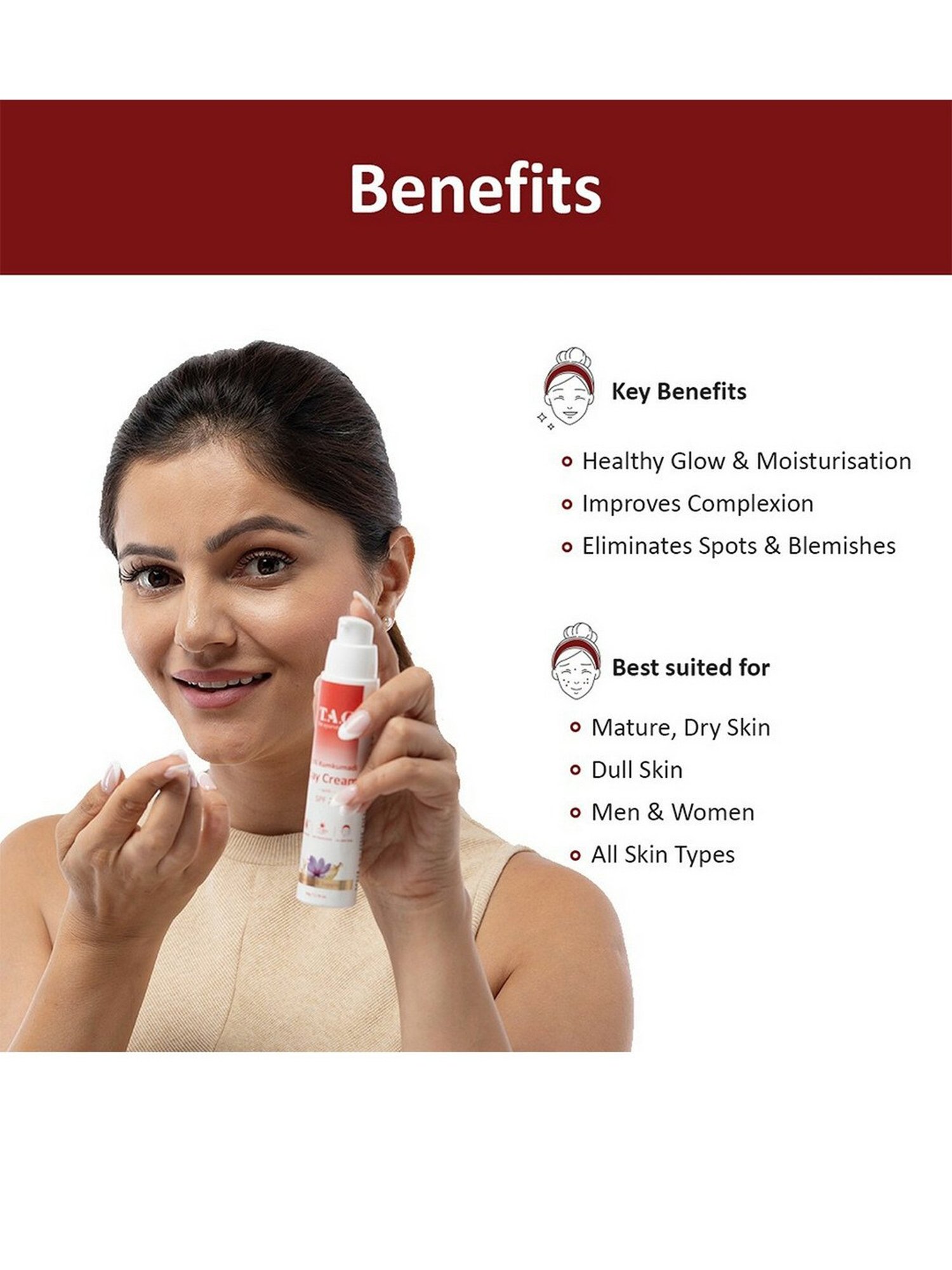 TAC - The Ayurveda Co. Kumkumadi Day Cream - 50 gm