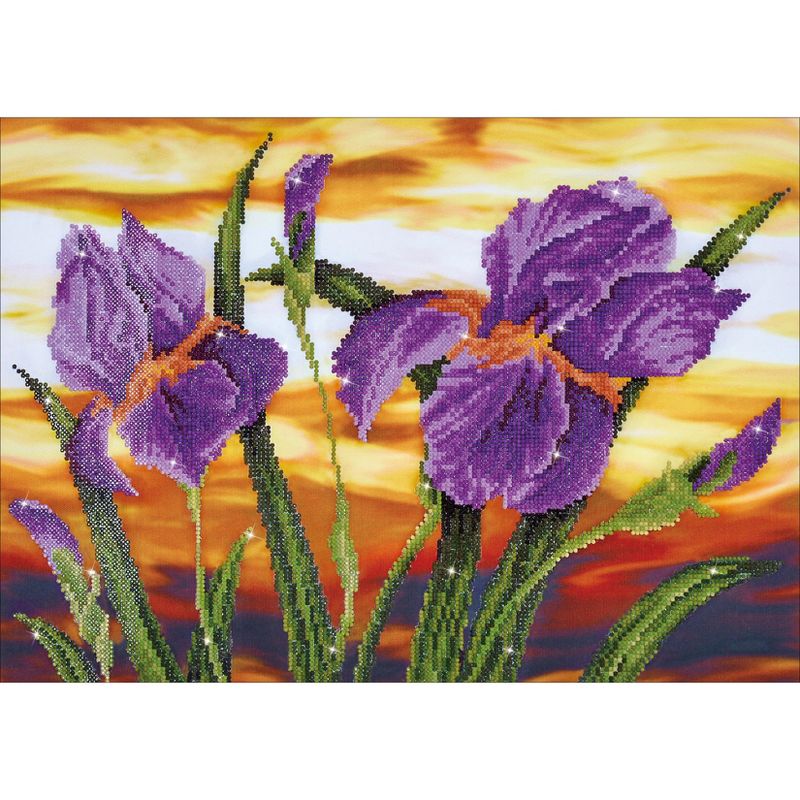 Diamond Dotz Diamond Embroidery Facet Art Kit 23.5"X17.75"-Iris Sunset