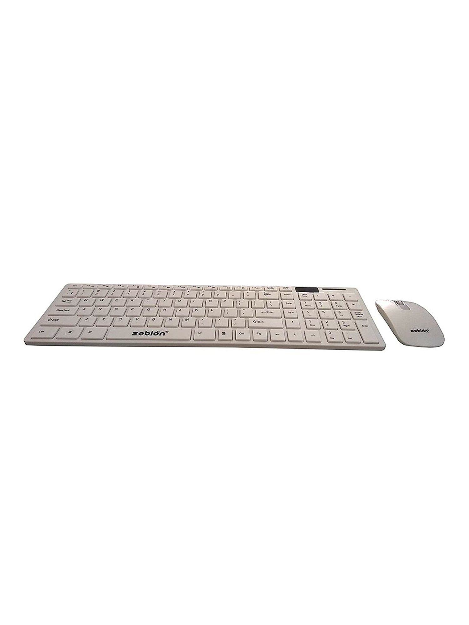 Zebion Ergo Slimfit G1600 Wireless Keyboard & Mouse Combo (White)