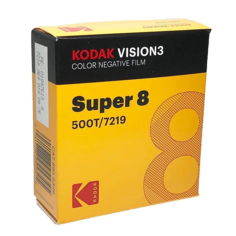 VISION3 500T/7219 Color Negative Film, SP464 Super 8 Cartridge, 50' Roll
