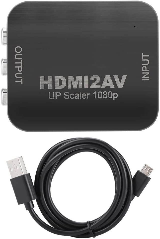 awstroe HDMI AV Adapter, HDMI AV Converter HD High Definition for Notebook Game Console