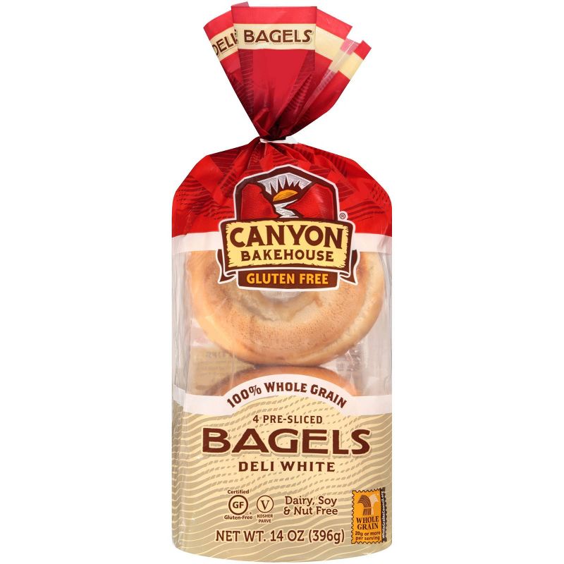 Canyon Bakehouse Gluten Free White Bagels - 14oz/4ct