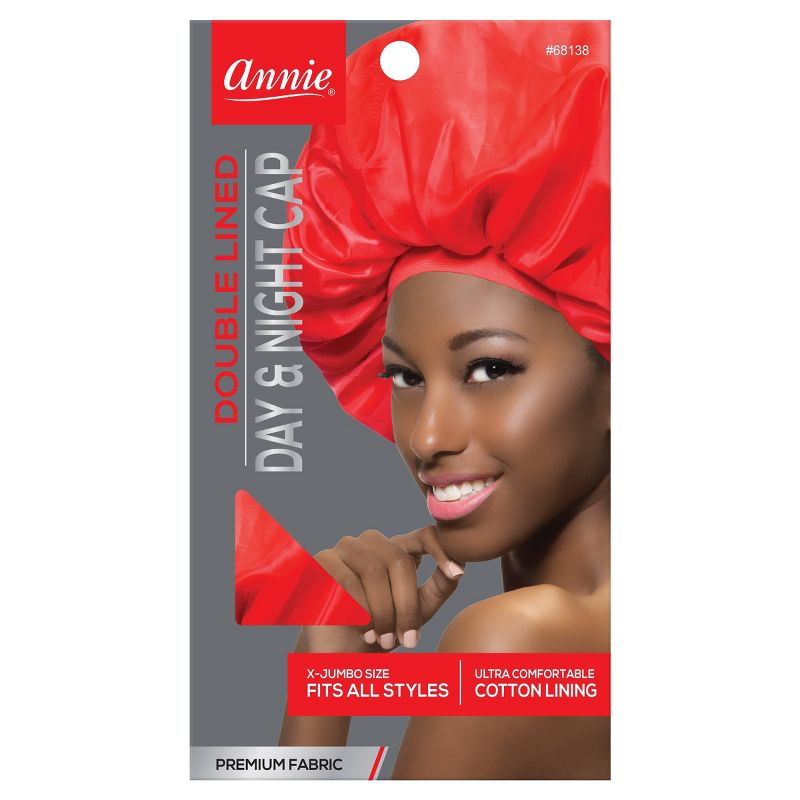 Annie Deluxe Jumbo Day and Night Cap - Red
