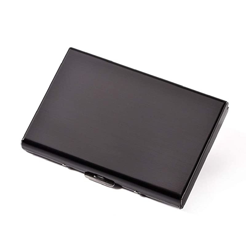 Credit Card Holder for Women and Men Stainless Steel Credit Card Wallet for Holding Debit Card and ID Card add 5PCS Card Slots