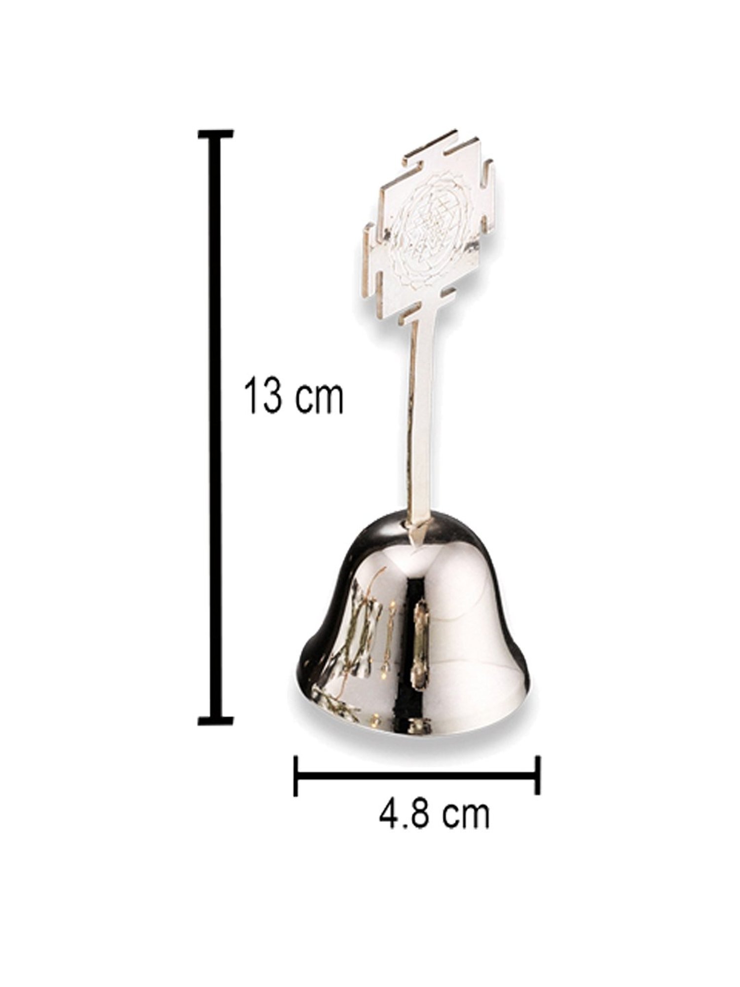 Episode Silver Plated Bell Shree Yantra