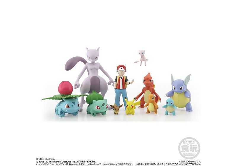 Bandai Gashapon Pokemon Scale World Kanto Mini Figure Complete Full Set
