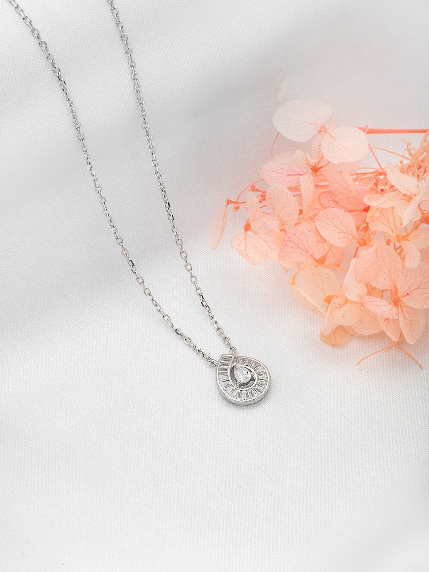 Silberry 92.5 Sterling Silver Princess Diana Necklace