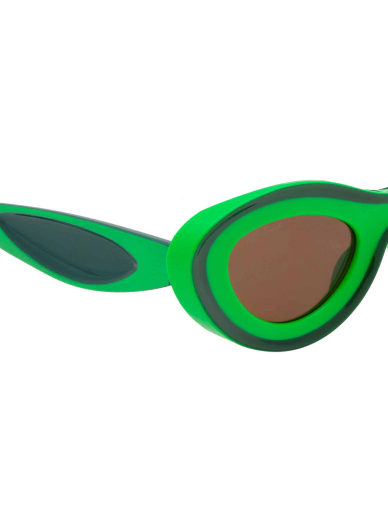 Ted Smith Brown Cat Eye UV Protection Sunglasses for Women