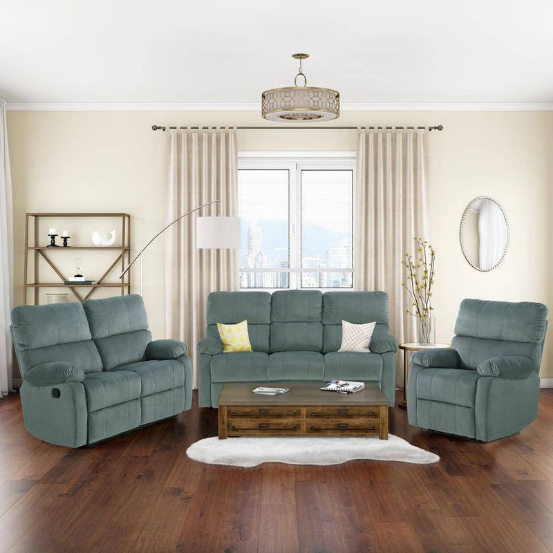 Ali Upholstered Loveseat Dark Shadow Blue - HOMES: Inside + Out