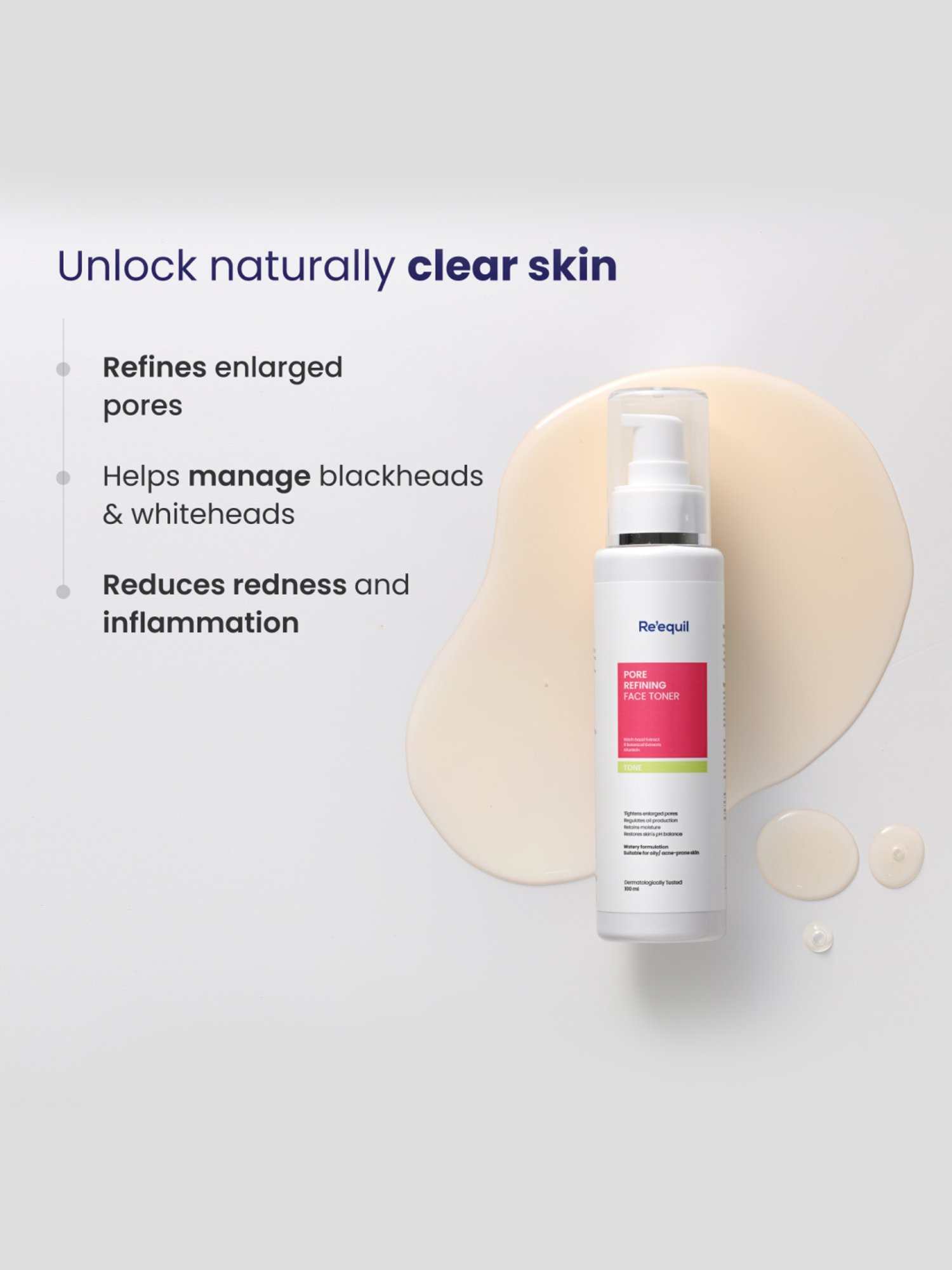 Re'equil Pore Refining Face Toner - 100 ml