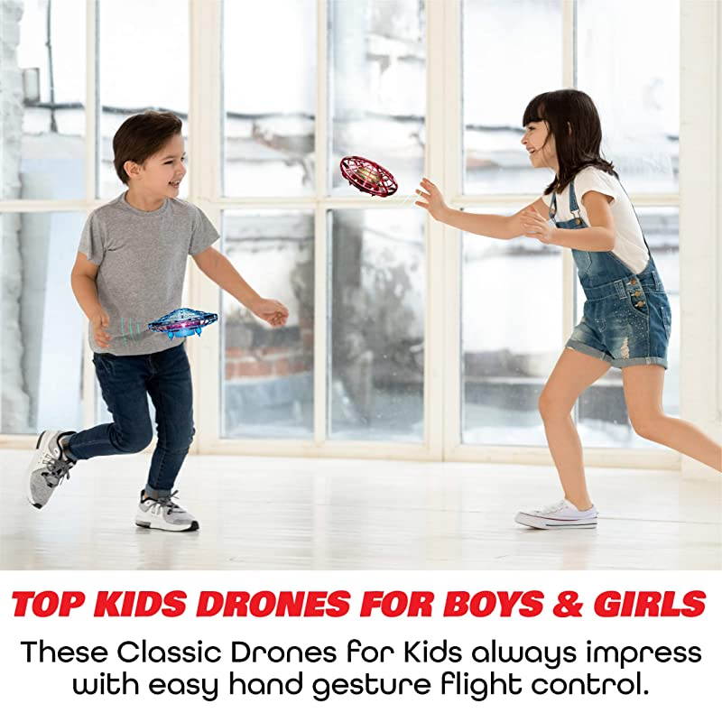 Scoot Duo Hand Drones for Kids Kids Drone Flying Ball Drone Toys for Boys and Girls 2pk