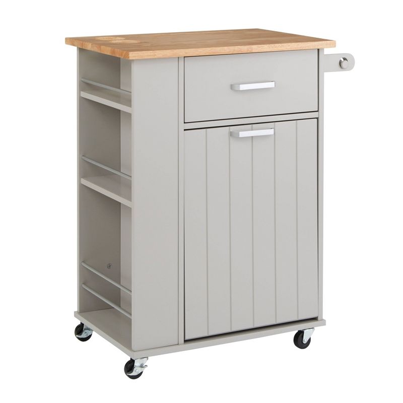 Lima Kitchen Cart Gray - Buylateral