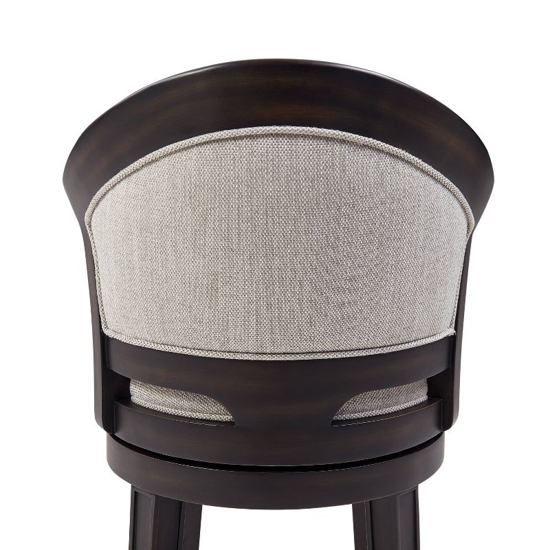 Monae Wood Swivel Counter Height Barstool Aged Black - Hillsdale Furniture