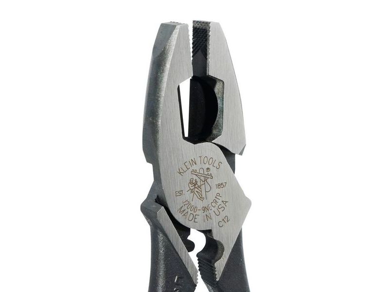 KLEIN TOOLS J2000-9NECRTP Lineman's Pliers, Fish Tape Pull/Crimping, 9-Inch