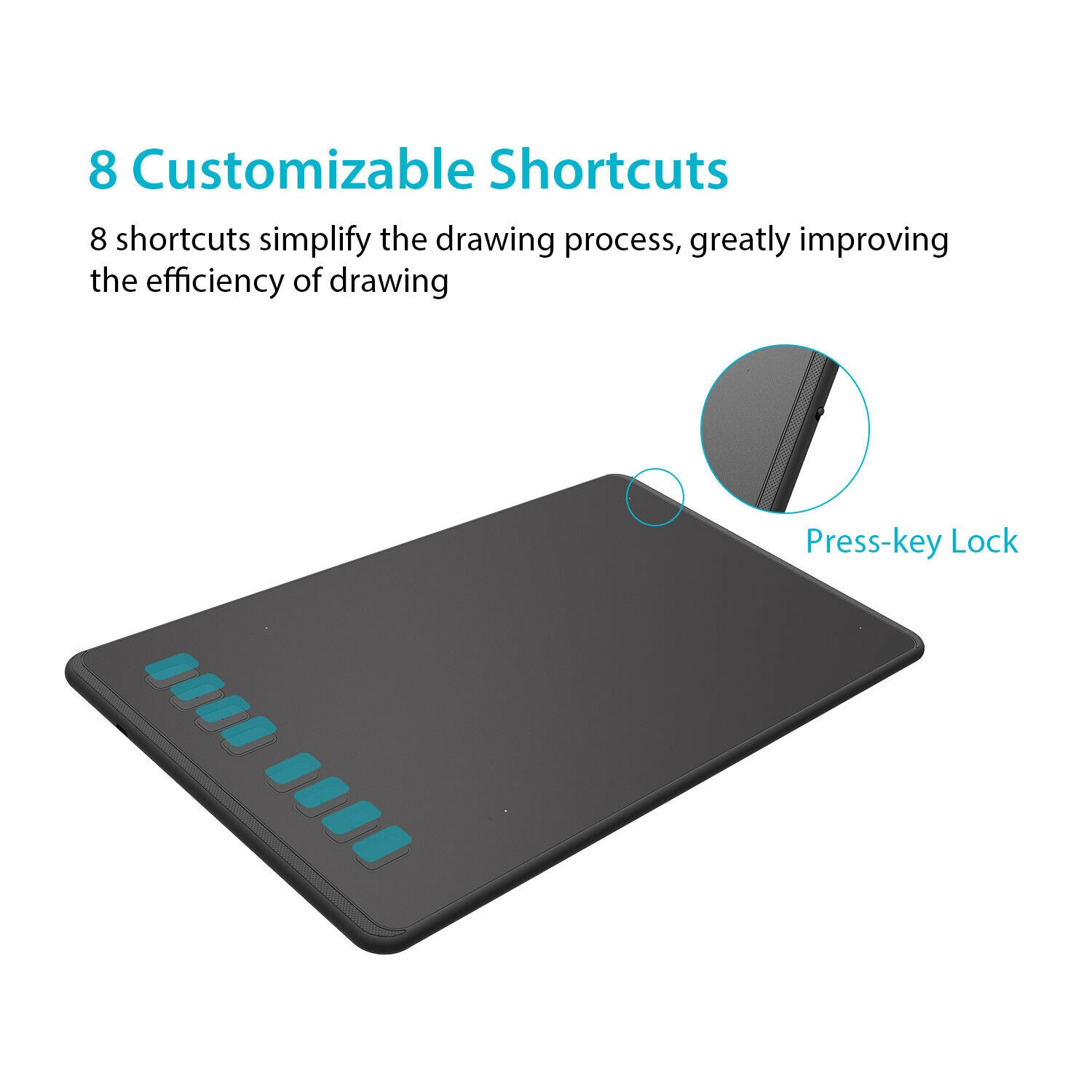 Huion H950P Graphics Drawing Tablet Battery-free Pen 8192 Pressure 8.7&rdquo;x5.4&rdquo;