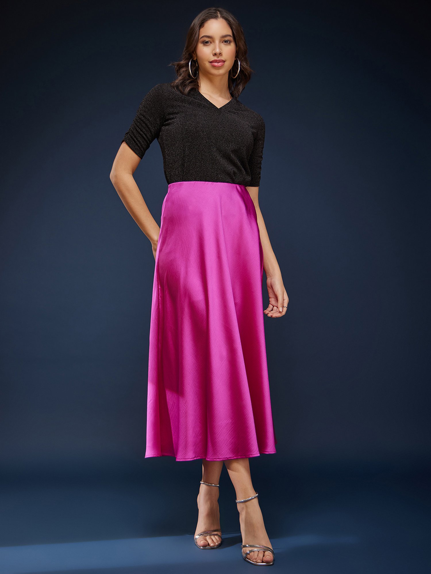 Fablestreet Black Relaxed Fit Top