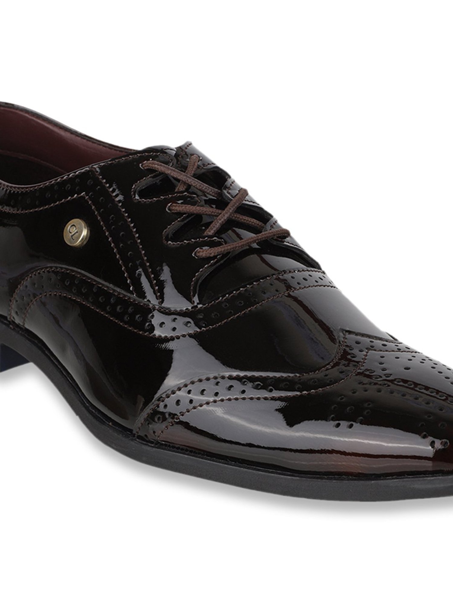 Carlton London Men's Brown Brogue Shoes