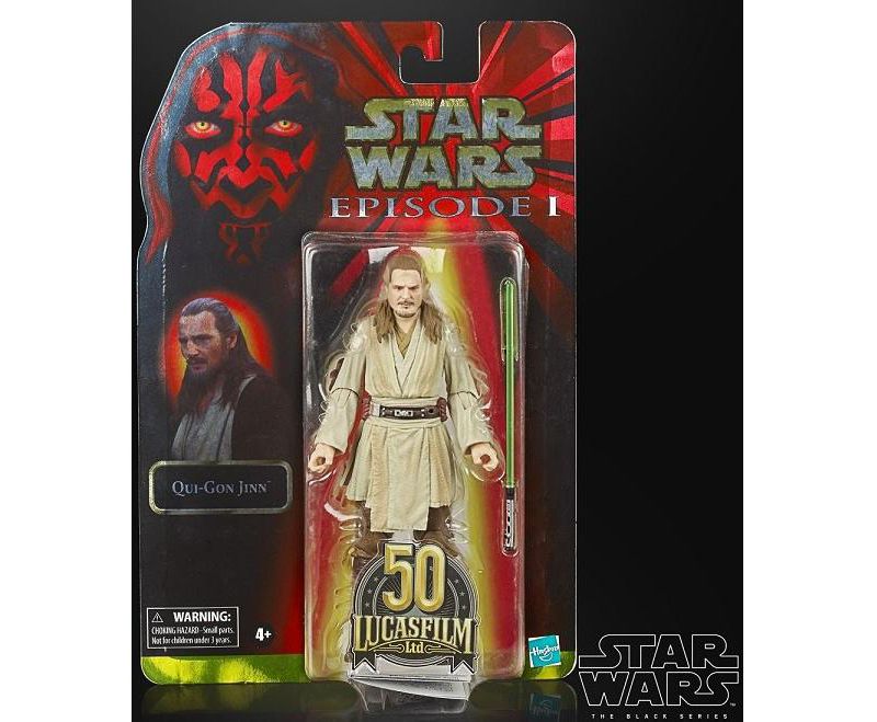 Qui-Gon Jinn 6-Inch Scale | Star Wars The Black Series 50th Anniversary | Star Wars: The Phantom Menace Action figures
