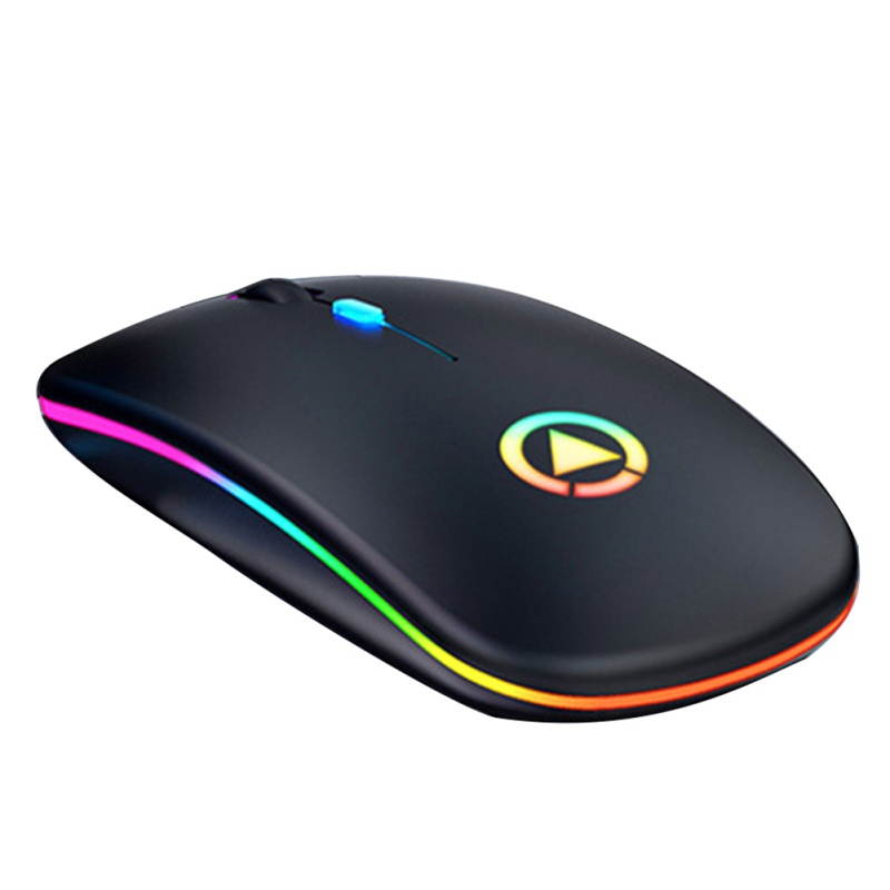 Rechargeable Wireless Silent Colorful LED Mice Optical Ergonomic Gaming Mouse