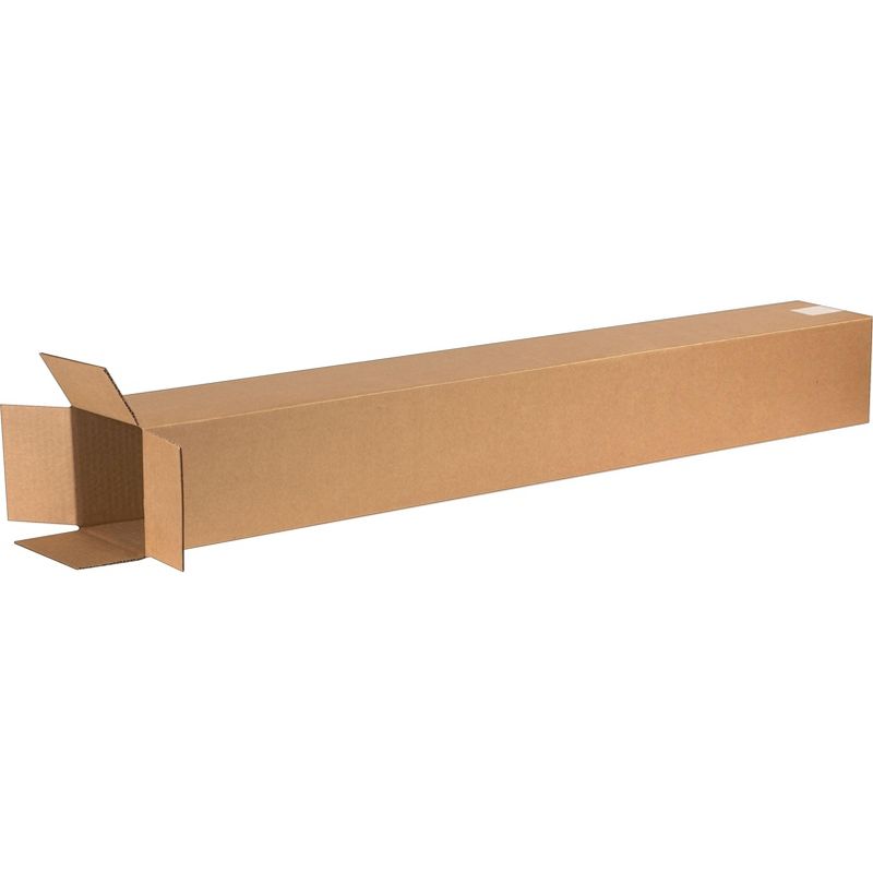 COASTWIDE 6 x 6 x 48 Shipping Boxes, 32 ECT, Brown 60648