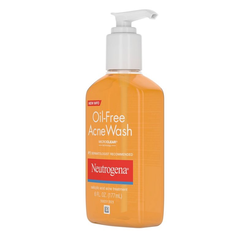 Neutrogena Oil-Free Salicylic Acid Acne Fighting Face Wash - 6 fl oz