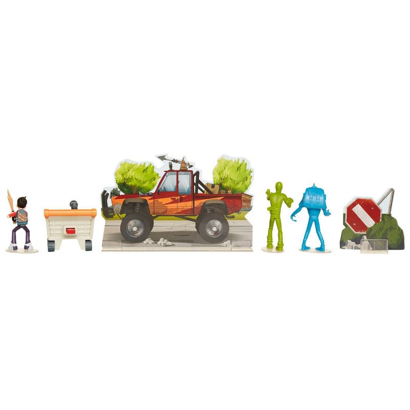 The Last Kids on Earth Quint Action Figure 2.5" - Hero Pack Playset with 2 Zombies & Disk Launcher