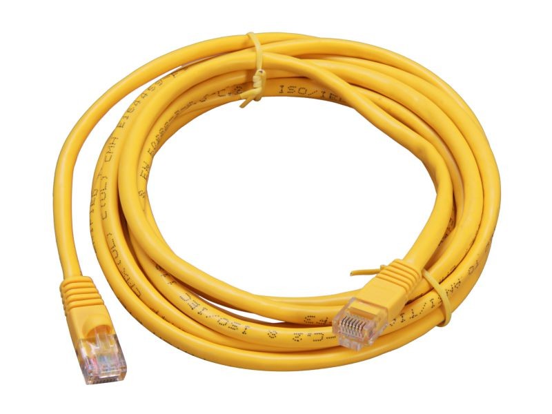 Coboc CY-CAT5E-07-YL 7 ft. 350Mhz UTP Network Cable