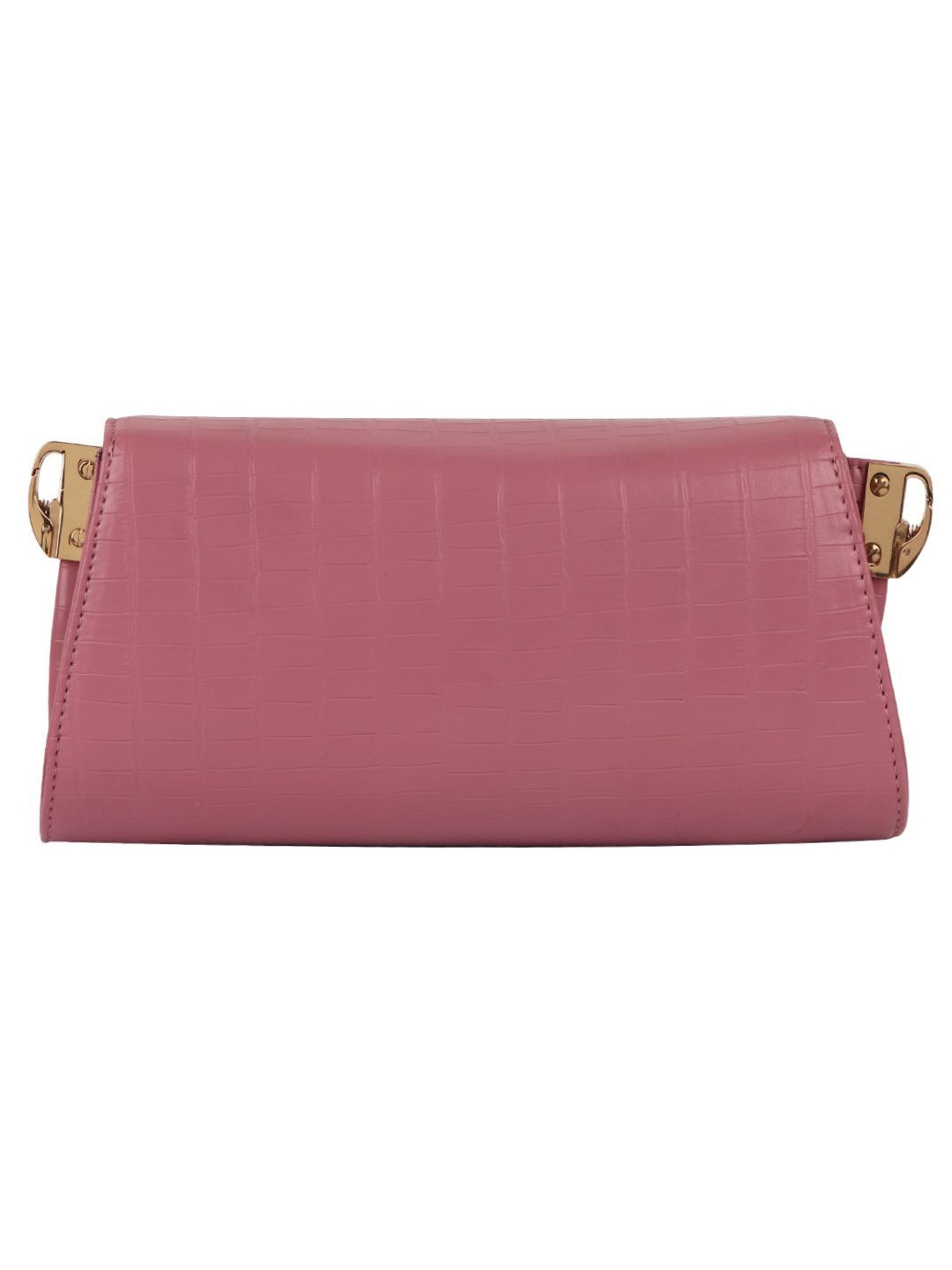 Horra Pink Textured Small Cross Body Bag