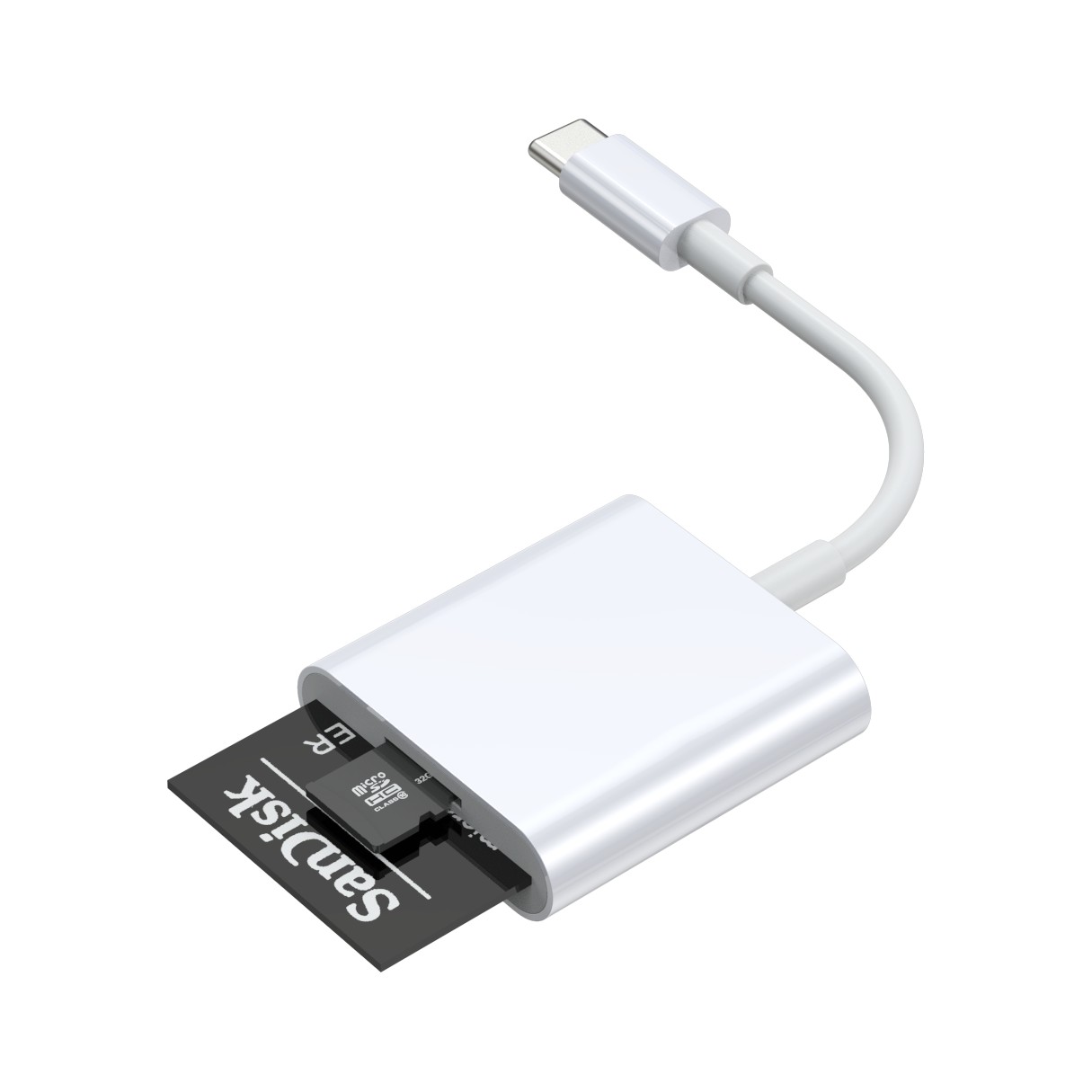 USB C to SD Card Reader, SD/MicroSD to USB C Card Reader Adapter [Thunderbolt 3] Compatible with iPad Pro 2020/2019, MacBook Pro 2019, MacBook Air 2020, Galaxy S10/S9, Surface Book 2 and More