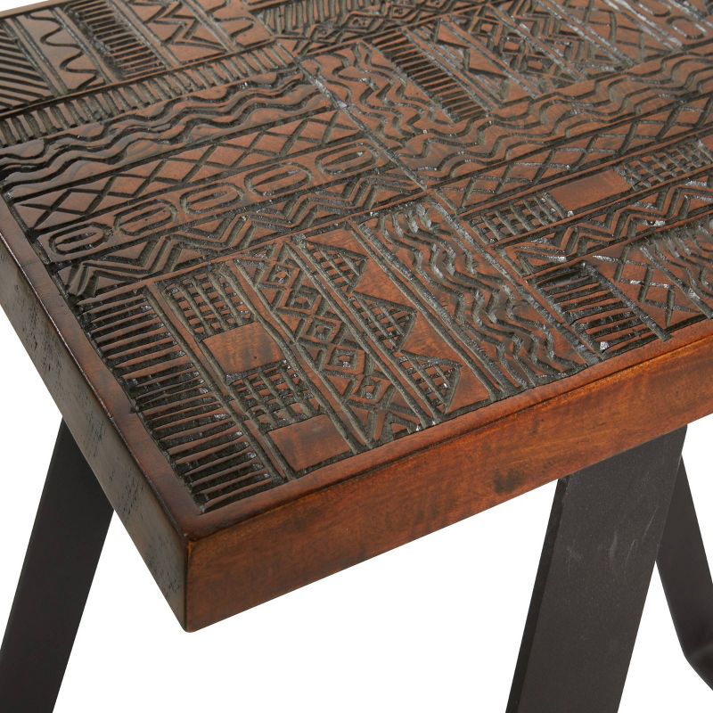 Contemporary Mango Wood Rectangular Accent Table Brown - Venus Williams Collection