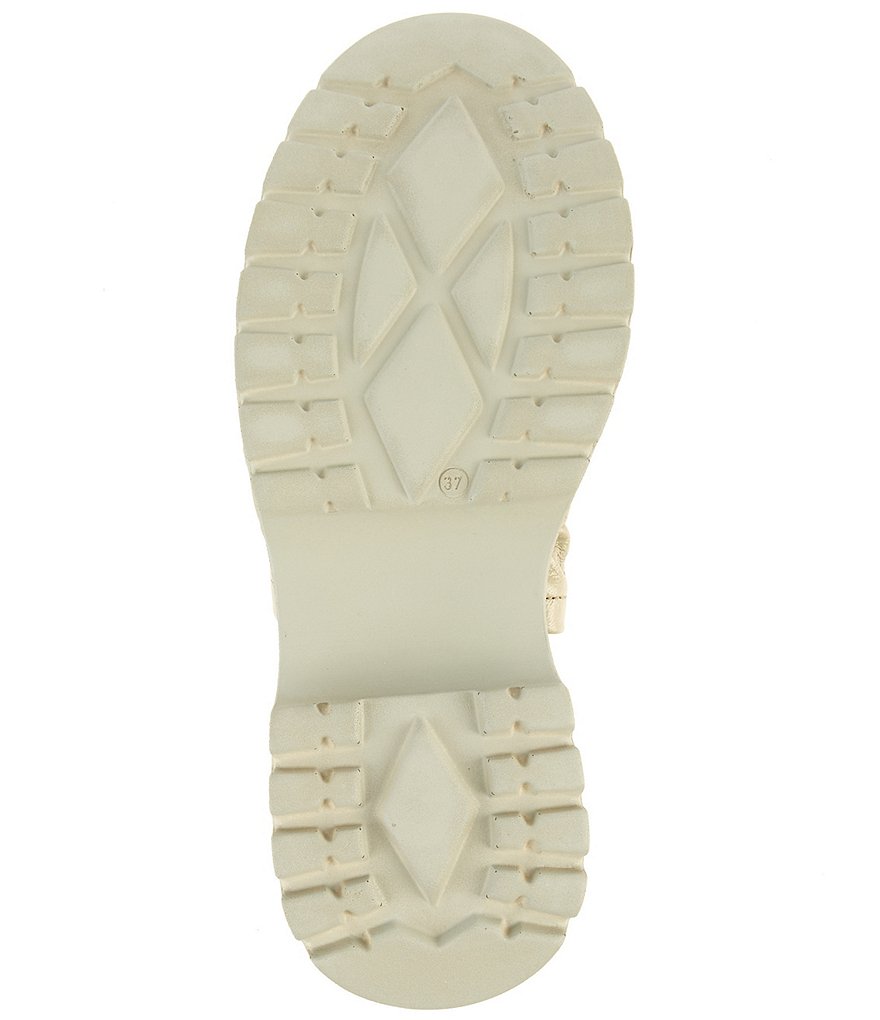 Free People Poolslide Sporty Scrunch Leather Platform Sandals