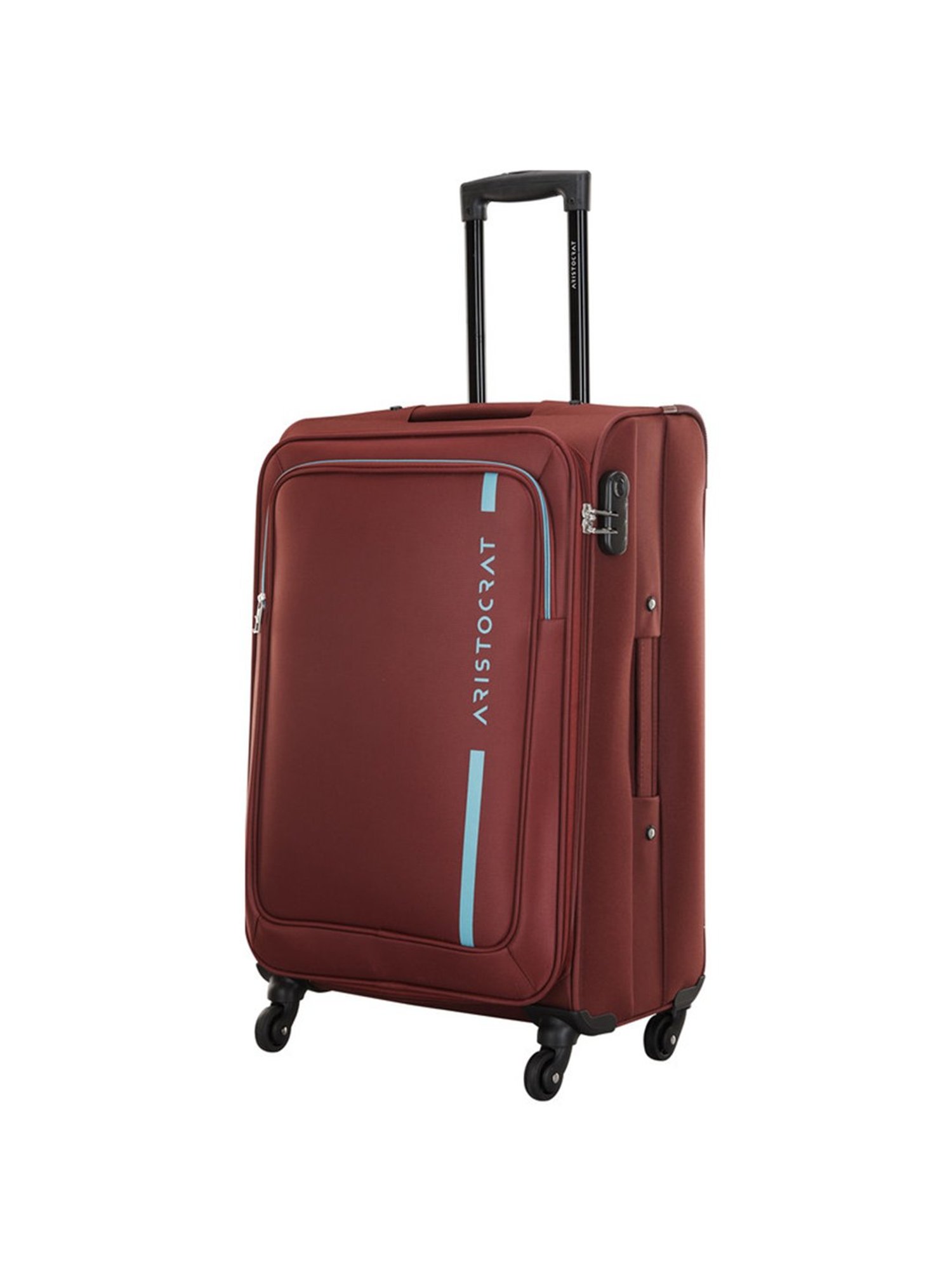 Aristocrat Dasher Maroon 4 Wheel Medium Soft Cabin Trolley - 41 Inch